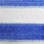 Kék és fehér HDPE erkélytakaró 90 x 300 cm 3