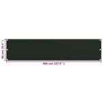 Sötétzöld HDPE erkélytakaró 90 x 400 cm 5