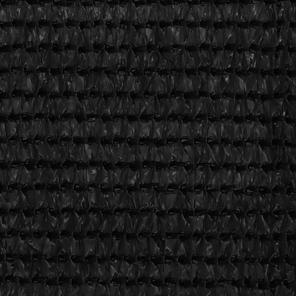 Fekete HDPE erkélyparaván 90 x 500 cm 2