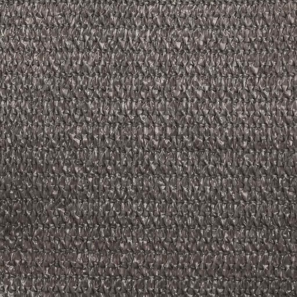 Antracitszürke HDPE napvitorla 160 g/m² 7 x 7 m 9