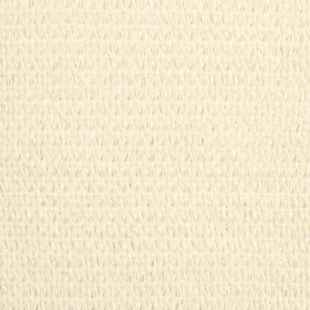 Krémszínű HDPE napvitorla 160 g/m² 3 x 3 x 3 m 9