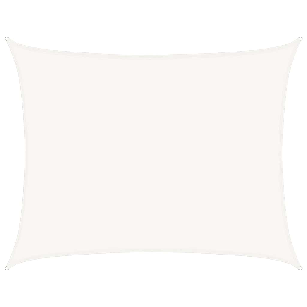 Fehér HDPE napvitorla 160 g/m² 6 x 7 m 2