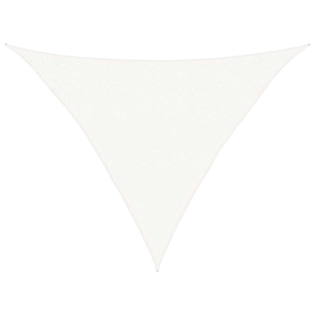 Fehér HDPE napvitorla 160 g/m² 3 x 3 x 4,2 m 2