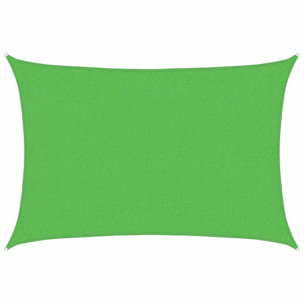 Világoszöld HDPE napvitorla 160 g/m² 2 x 3 m 2