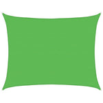 Világoszöld HDPE napvitorla 160 g/m² 6 x 8 m 2