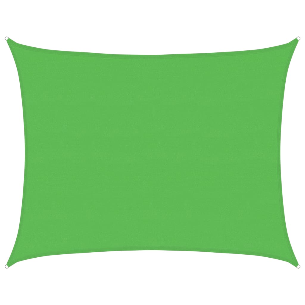 Világoszöld HDPE napvitorla 160 g/m² 6 x 8 m 2