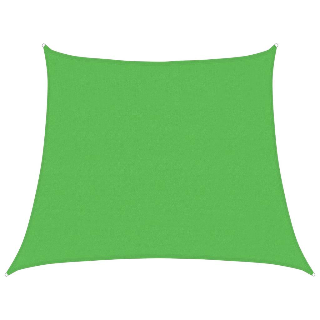 Világoszöld HDPE napvitorla 160 g/m² 3/4 x 3 m 2