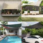 Terrakotta HDPE napvitorla 160 g/m² 5 x 8 m