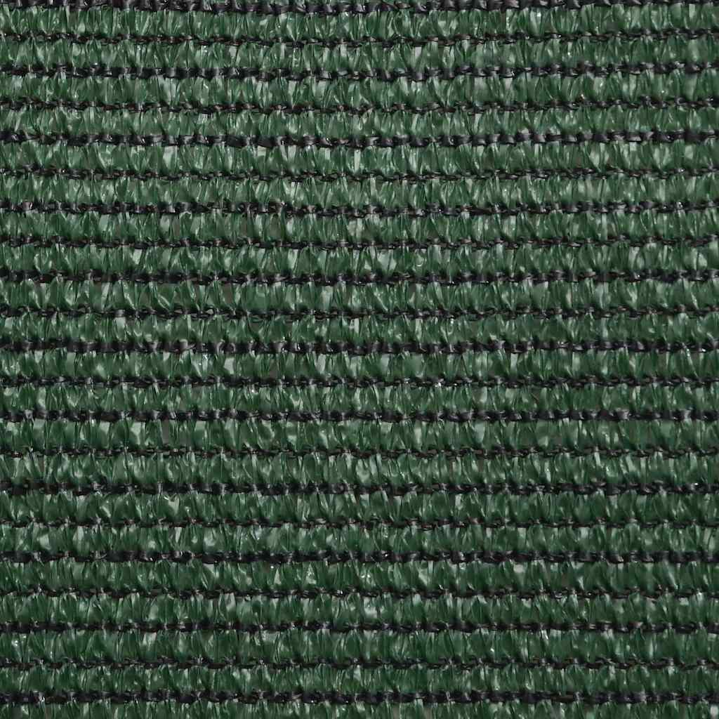 Sötétzöld HDPE napvitorla 160 g/m² 5 x 5 m 9