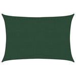 Sötétzöld HDPE napvitorla 160 g/m² 3,5 x 5 m 2