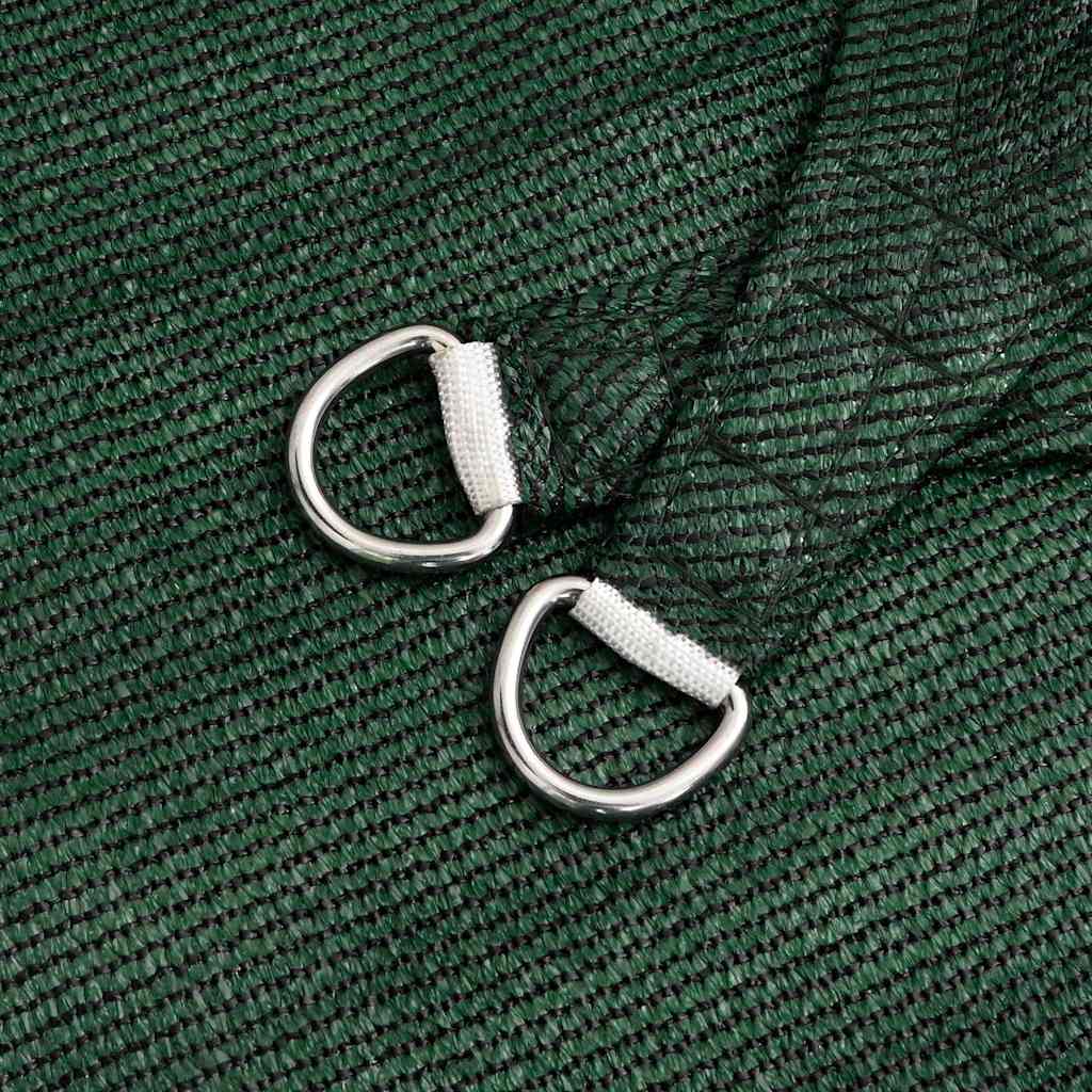 Sötétzöld HDPE napvitorla 160 g/m² 3,5 x 5 m 6