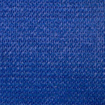 Kék háromszög alakú HDPE napvitorla 160 g/m² 3,6x3,6x3,6 m 9