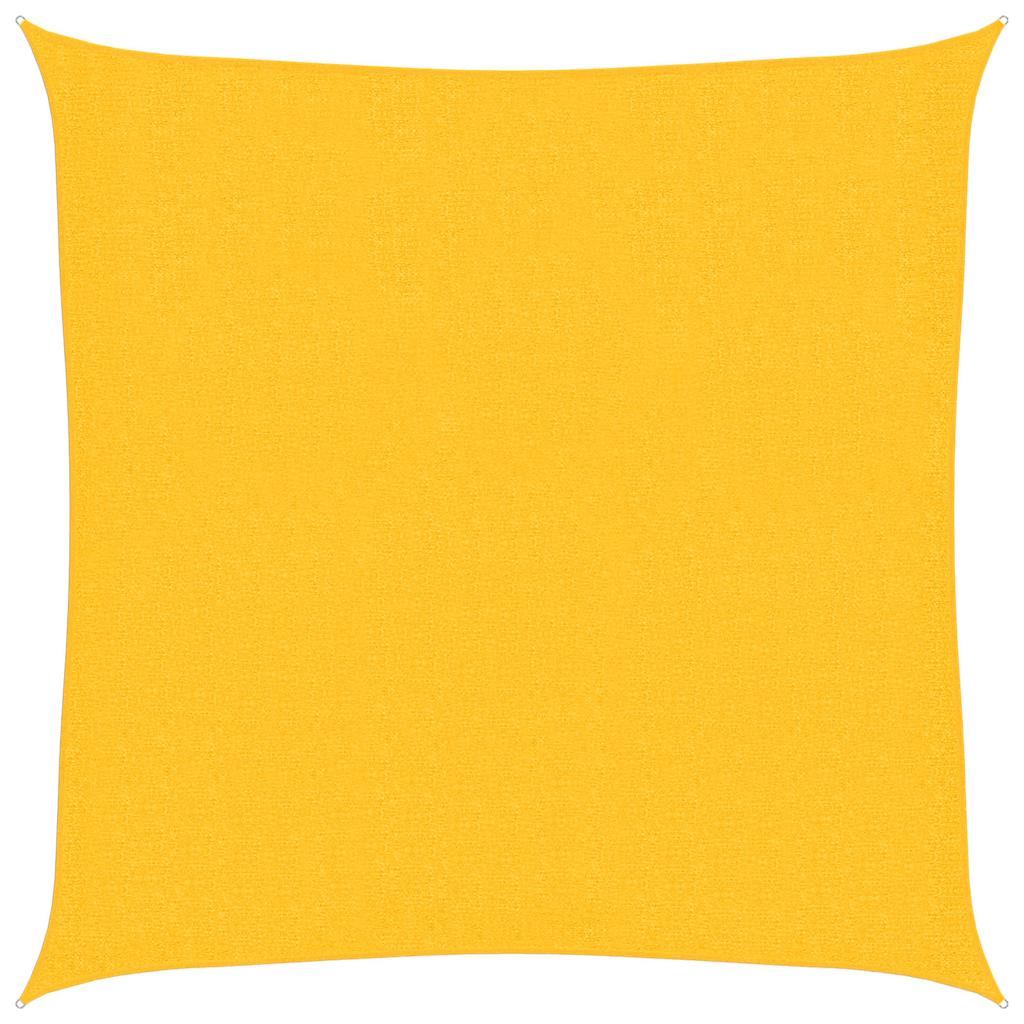 Sárga HDPE napvitorla 160 g/m² 3 x 3 m 2