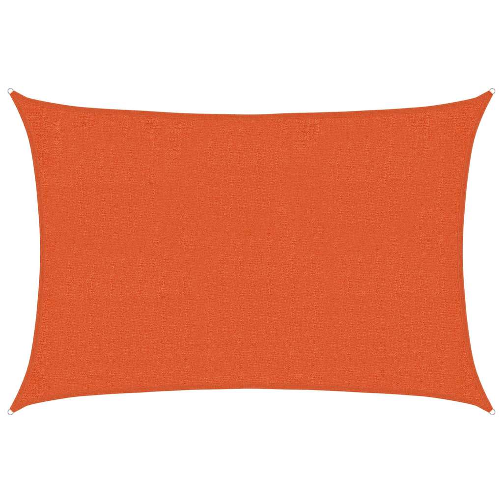 Narancssárga HDPE napvitorla 160 g/m² 2 x 3 m 2