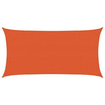 Narancssárga HDPE napvitorla 160 g/m² 2 x 3,5 m 2