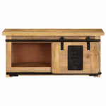 Tömör mangófa TV-szekrény 90 x 35 x 40 cm 2