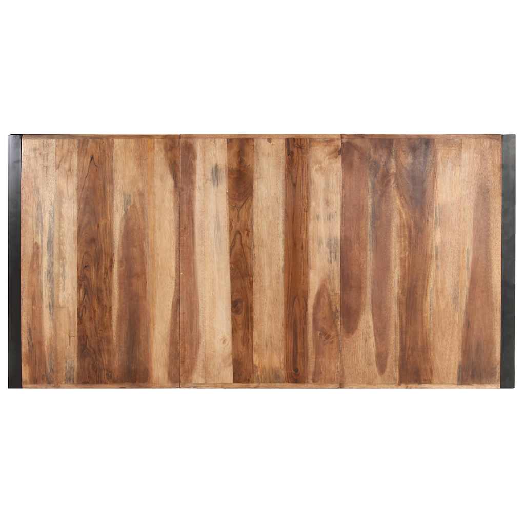 Tömör fa dohányzóasztal 180 x 90 x 40 cm 3