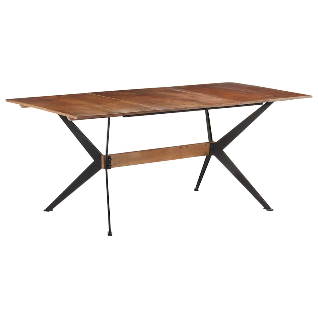 Tömör mangófa étkezőasztal 180 x 90 x 76 cm 8