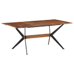 Tömör mangófa étkezőasztal 180 x 90 x 76 cm 9