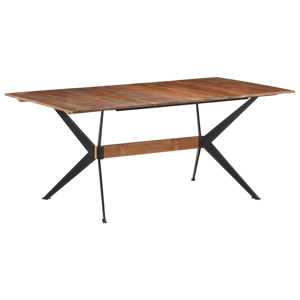 Tömör mangófa étkezőasztal 180 x 90 x 76 cm 10