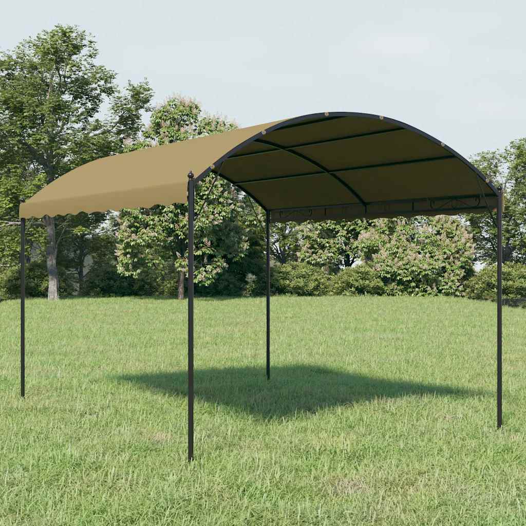 Tópszínű pavilon 4 x 3 x 2,6 m 180 g/m²