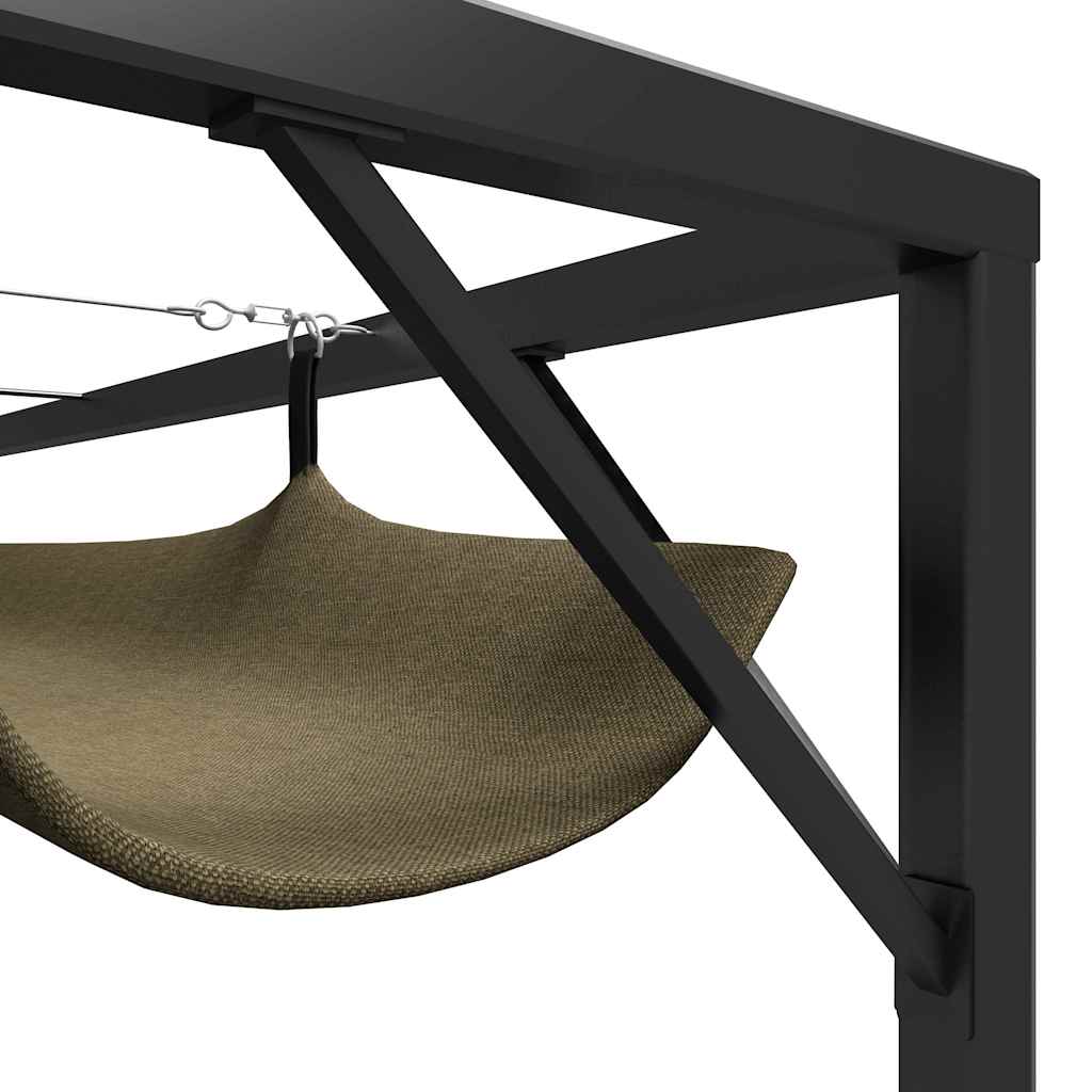 Tópszínű kerti pavilon behúzható tetővel 3 x 3 m 180 g/m² 7
