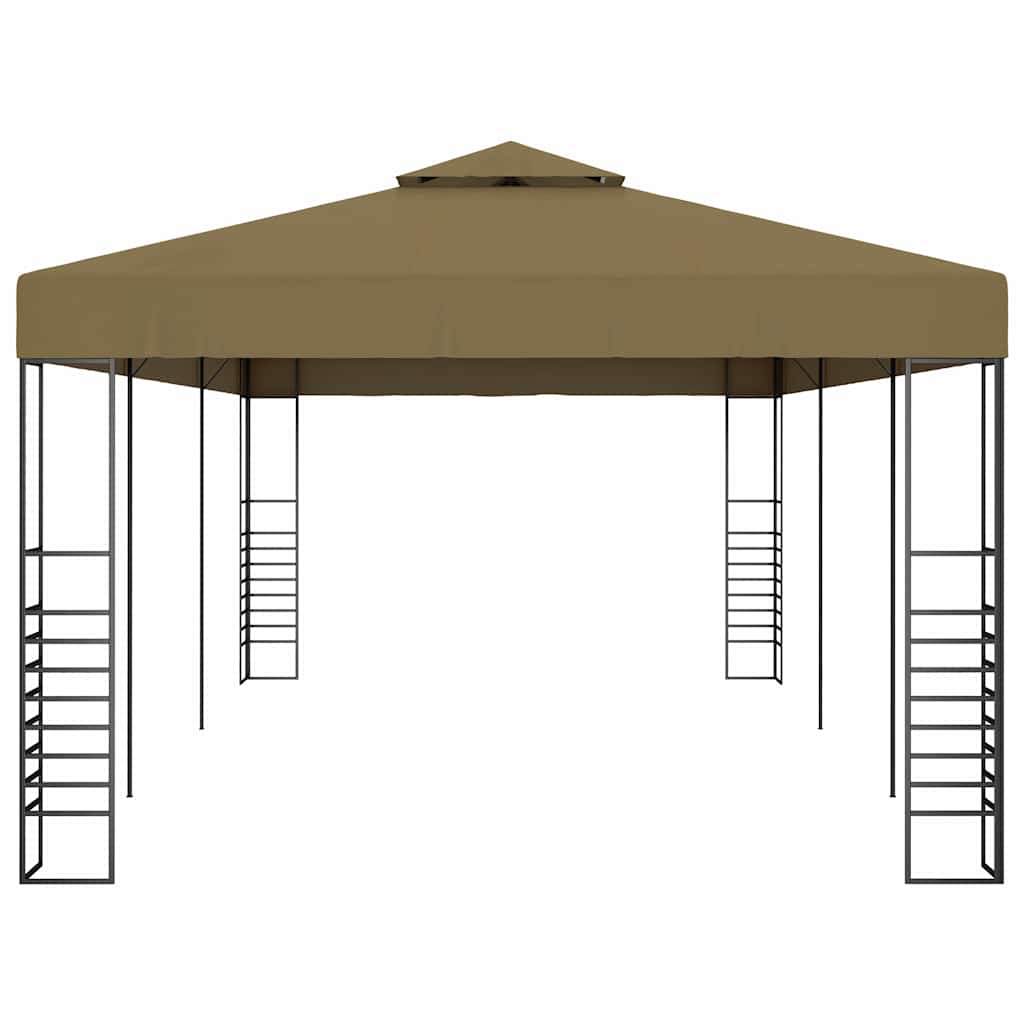 Tópszínű kerti pavilon 6 x 3 x 2,7 m 180 g/m² 3