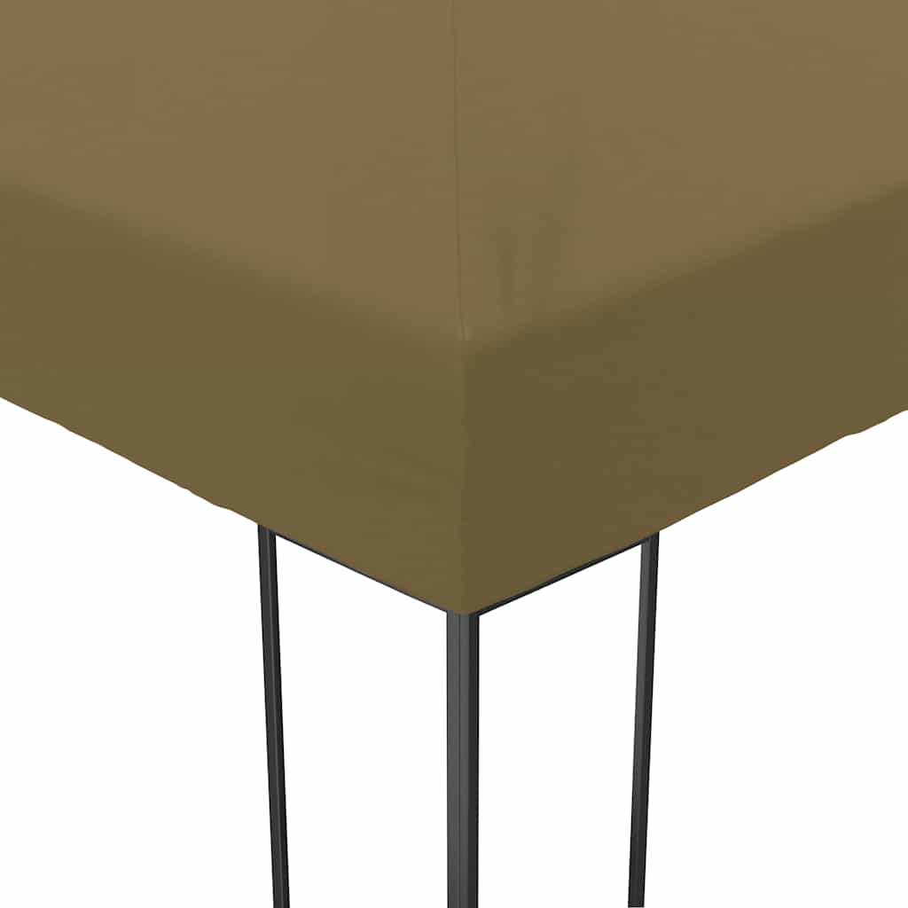 Tópszínű kerti pavilon 6 x 3 x 2,7 m 180 g/m² 4