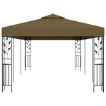 Tópszínű pavilon 6 x 3 m 180 g/m² 3