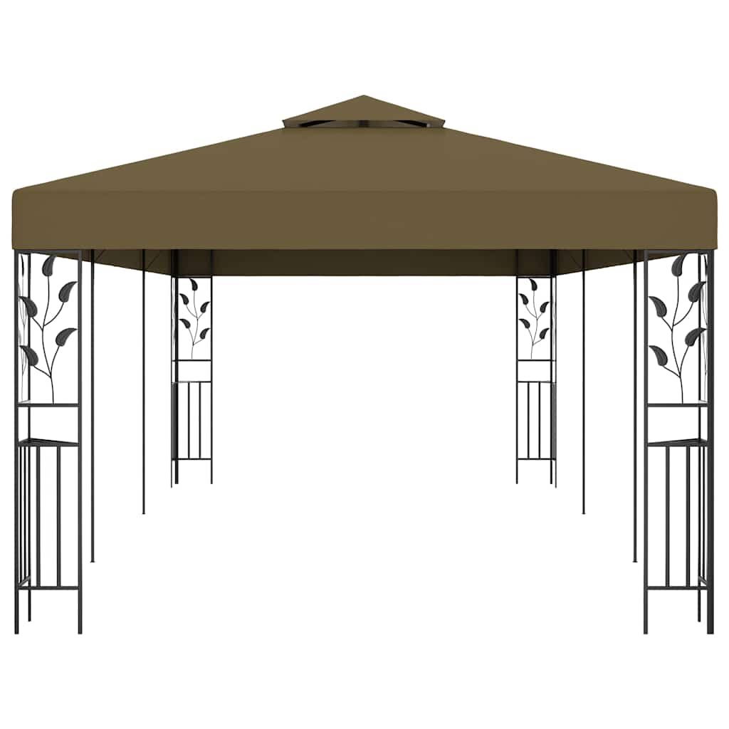 Tópszínű pavilon 6 x 3 m 180 g/m² 3