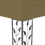 Tópszínű pavilon 6 x 3 m 180 g/m² 5