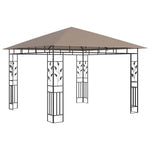 Tópszínű pavilon szúnyoghálóval 3 x 3 x 2,73 m 180 g/m² 2