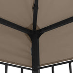 Tópszínű pavilon 4 x 3 m 5