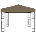 Tópszínű szövetpavilon 3 x 3 m 2