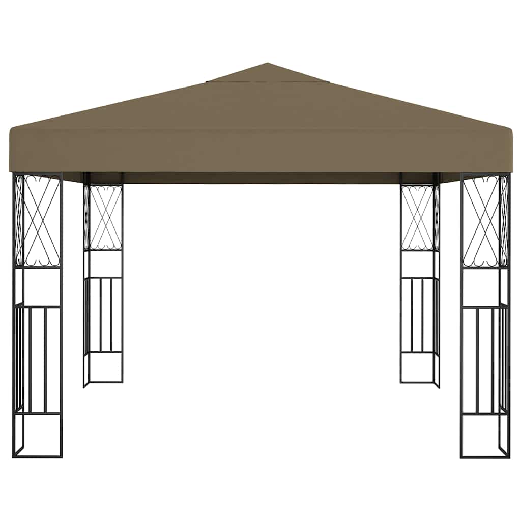 Tópszínű szövetpavilon 3 x 3 m 2