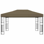 Tópszínű szövetpavilon 3 x 4 m 2