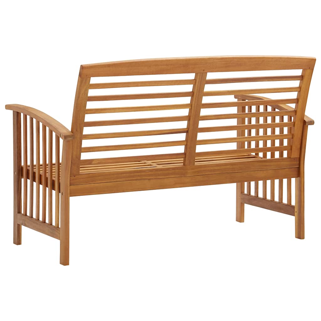 Tömör akácfa kerti pad 119 cm 4