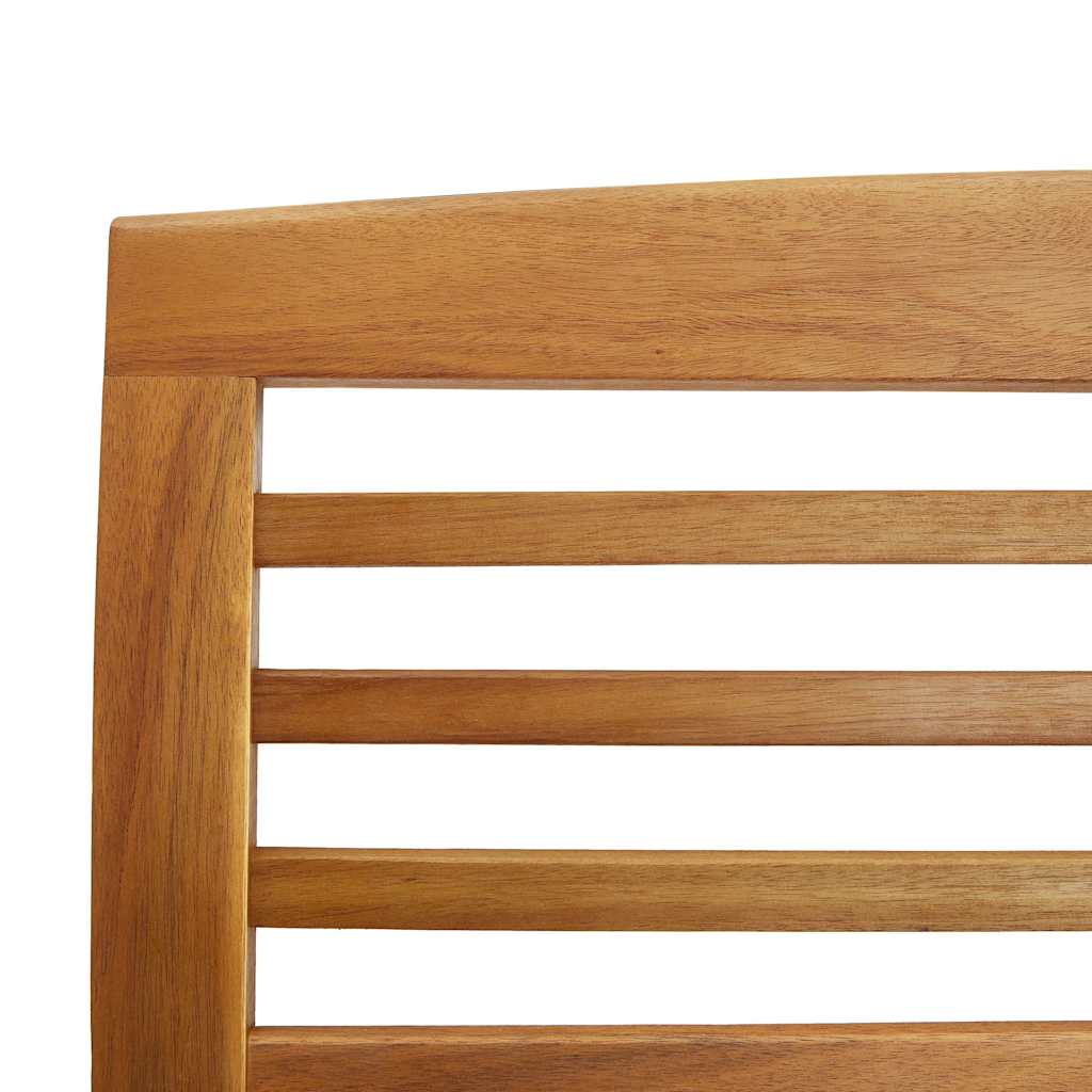 Tömör akácfa kerti pad 119 cm 5