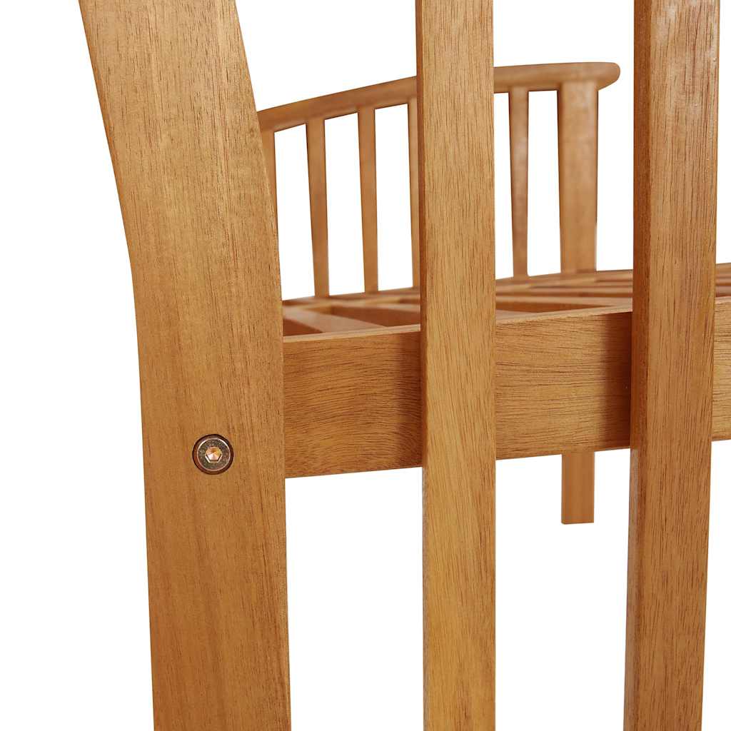 Tömör akácfa kerti pad 119 cm 6