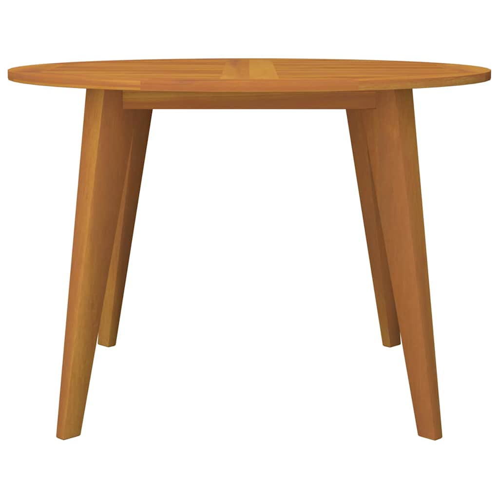 Tömör akácfa kerti asztal Ø110 x 75 cm 3