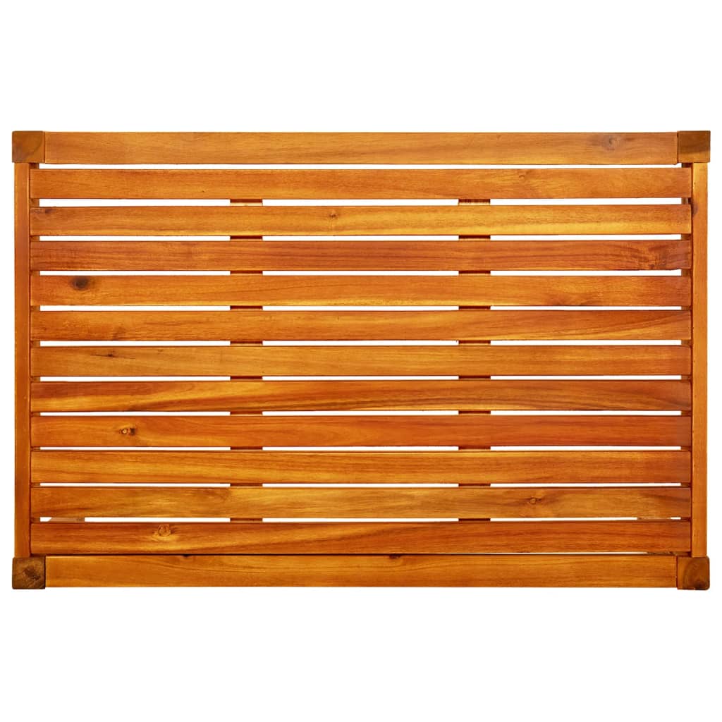 Tömör akácfa kerti asztal 85 x 57 x 29 cm 5