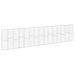 Horganyzott acél gabion fal fedéllel 900 x 30 x 200 cm 2