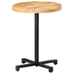 Kerek nyers mangófa bisztróasztal Ø60 x 75 cm 7