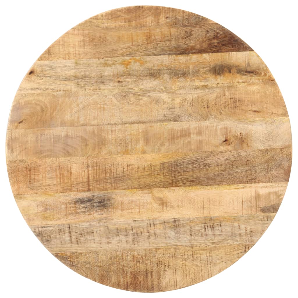 Kerek nyers mangófa bisztróasztal Ø70 x 75 cm 3