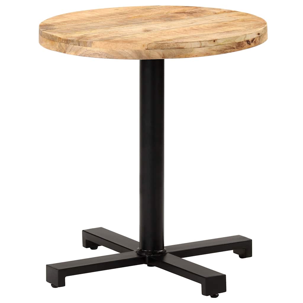 Kerek nyers mangófa bisztróasztal Ø70 x 75 cm 10