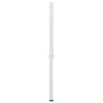 2 db szürke állítható fém munkapadváz 55 x (69-95,5) cm 5