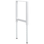 2 db szürke állítható fém munkapadváz 55 x (69-95,5) cm 7