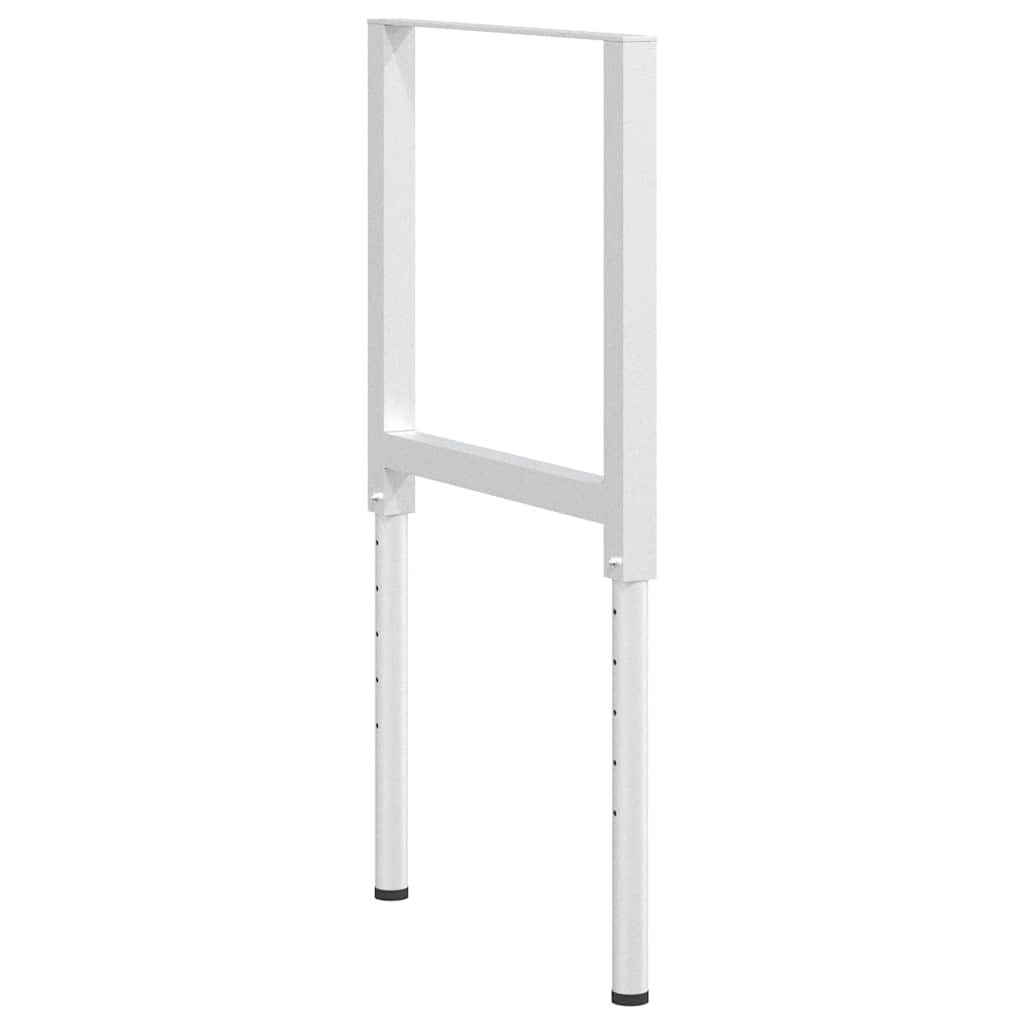 2 db szürke állítható fém munkapadváz 55 x (69-95,5) cm 7