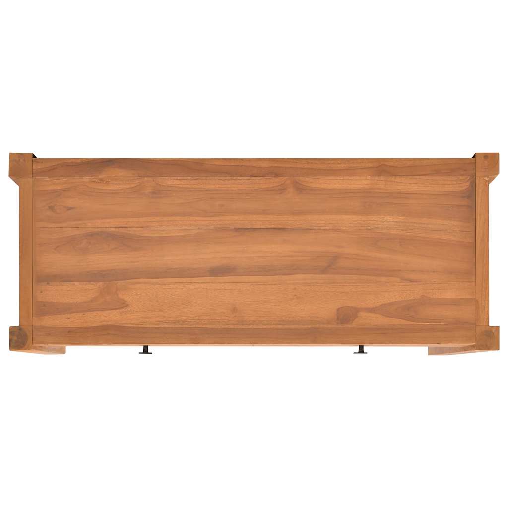Újrahasznosított tíkfa TV-szekrény 100 x 40 x 45 cm 6