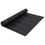 Fekete PP talajtakaró szőnyeg 2 x 10 m